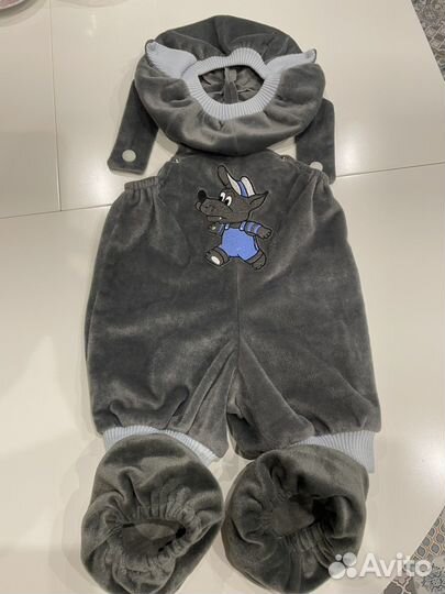 Новогодний костюм волка 104 рост