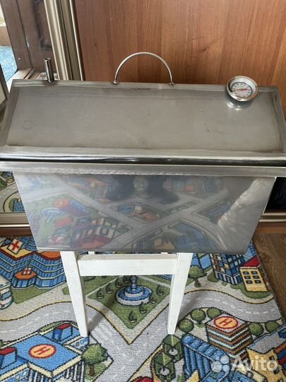 Коптильня горячего копчения из нержавейки