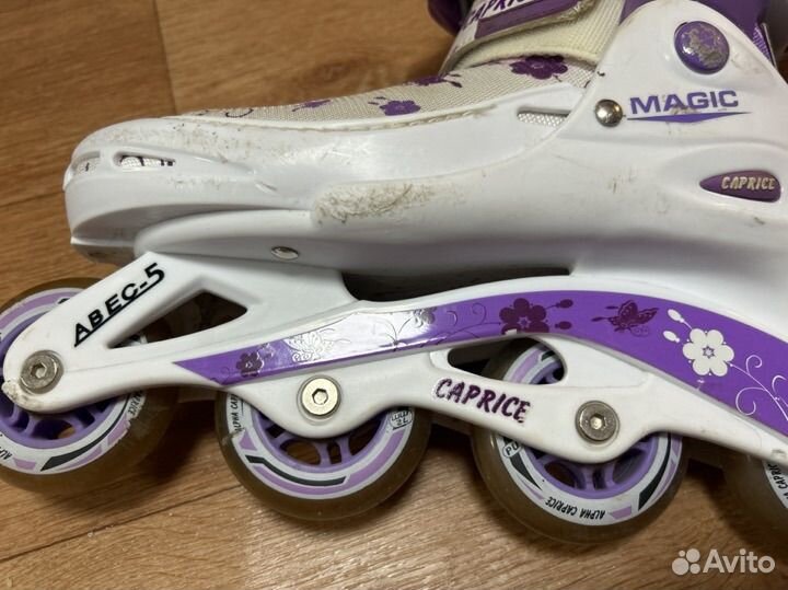 Ролики детские раздвижные 34-37