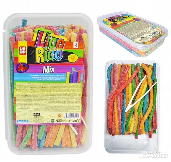 Жевательный мармелад - фигурки, ремешки, трубочки