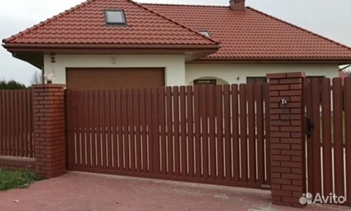 Забор металлический качественно под ключ