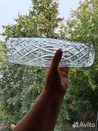 Хрустальная ваза