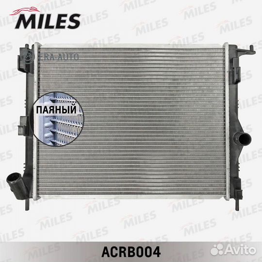 Miles acrb004 Радиатор (паяный) renault duster/log