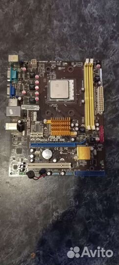 Материнская плата asus m2a7-am se с процессором