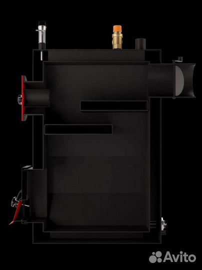 Твердотопливный котёл 65 квт