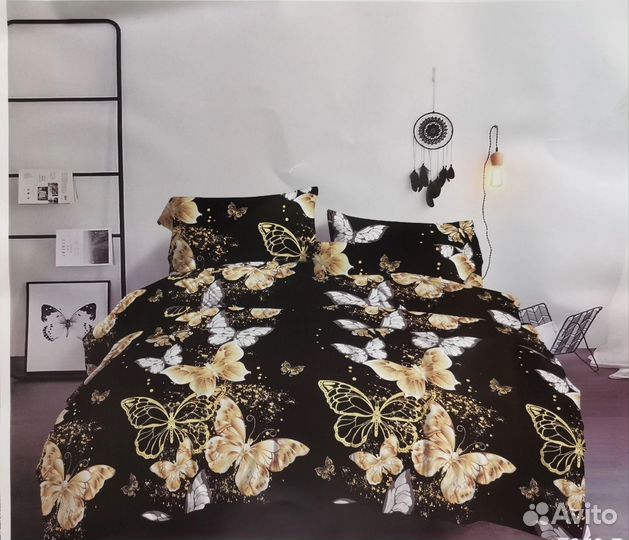 Комплект с готовым одеялом,2 подушки и простыня
