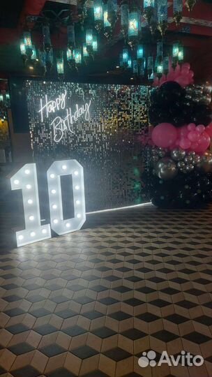 Фотозона из паеток