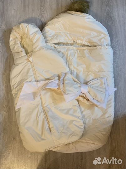 Зимний конверт на выписку