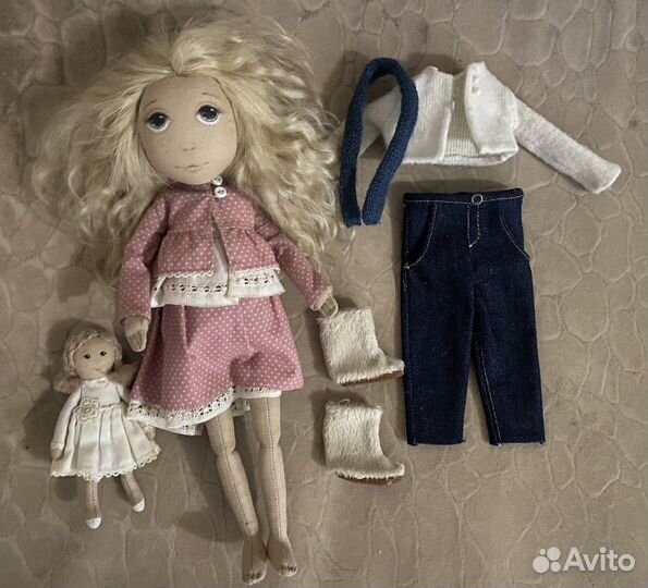 Кукла текстильная