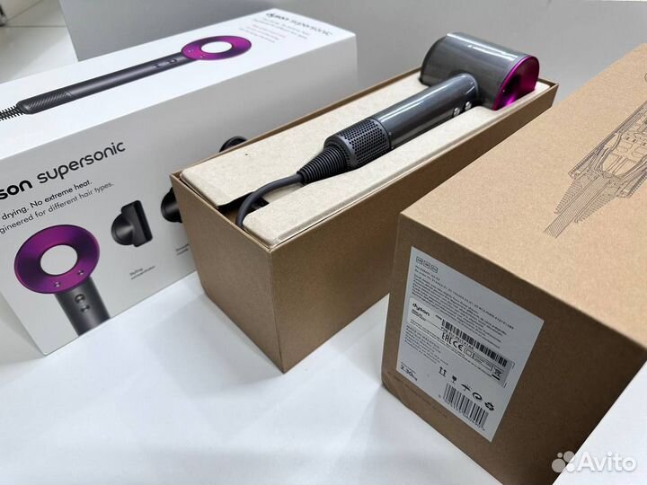 Фен dyson supersonic hd08 фуксия