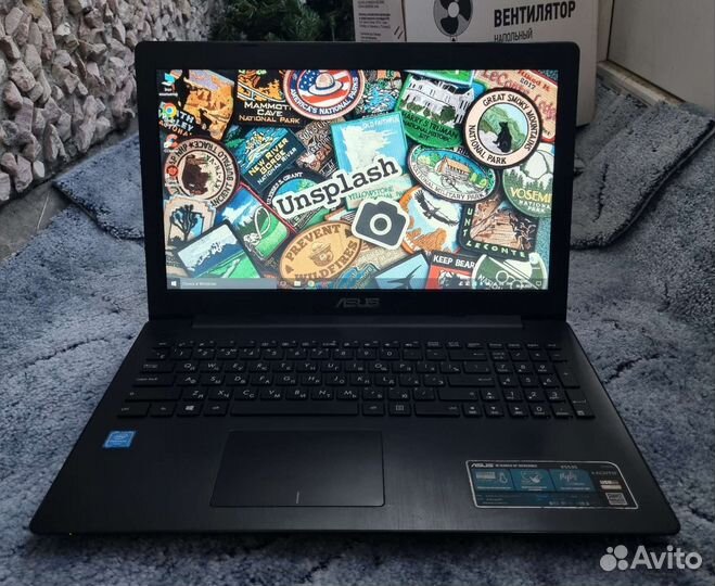 Мощный ноутбук asus 4-ядра/4-потока/озу8гб