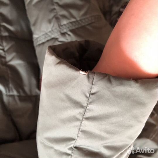 Пуховик женский натуральный мех