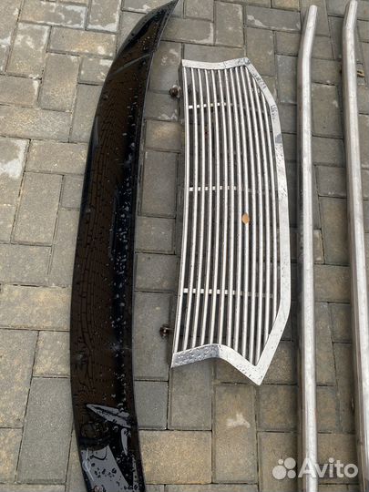 Защита заднего бампера решетка радиатора