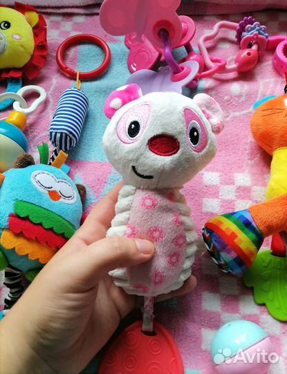 Игрушки, погремушки, грызунки