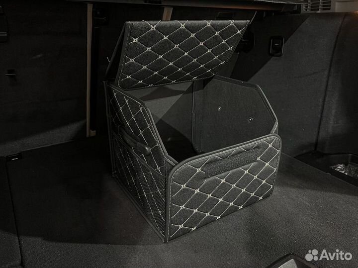 Органайзер S черный, белая строчка 2