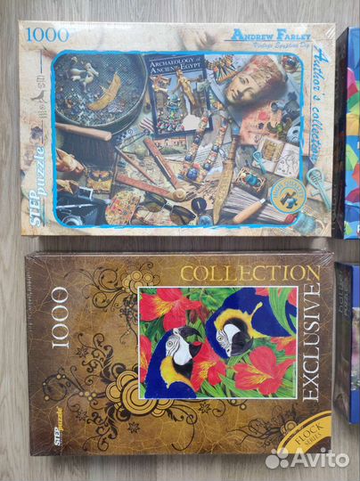 Пазлы новые Steppuzzle, Hatber, trefl