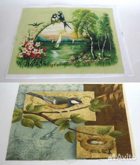 Распечатка на канве