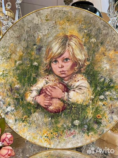 Тарелка невинность Мари Викерс Расцвет Сюзанны