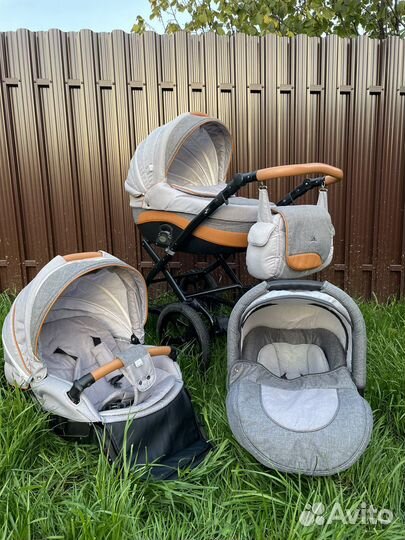 Детская коляска 3 в 1 bebe mobile