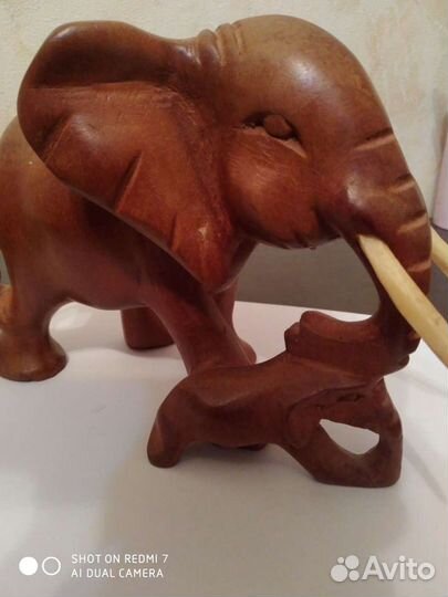 Слон из дерева Сувениры из Южной Африки