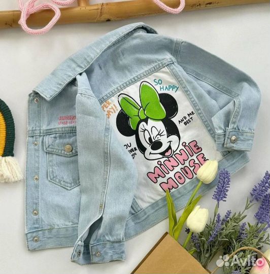 Джинсовая куртка zara детская