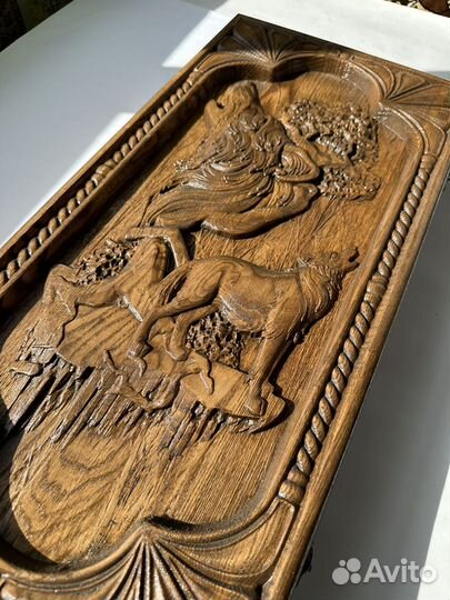 Новые нарды резные ручной работы