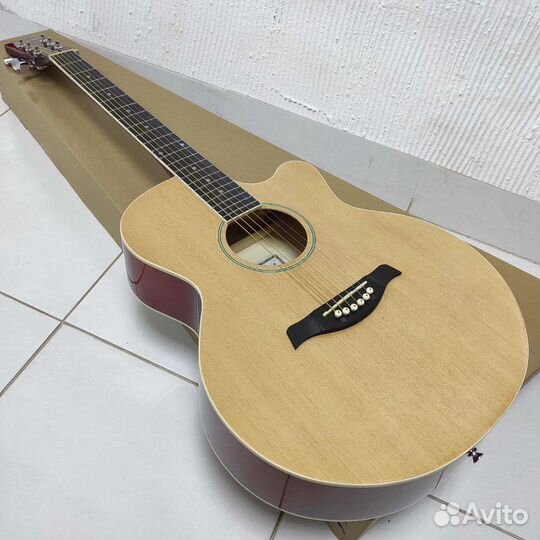 Акустическая гитара новая большая