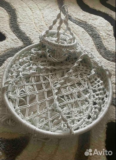 Качели гамак макраме шатер