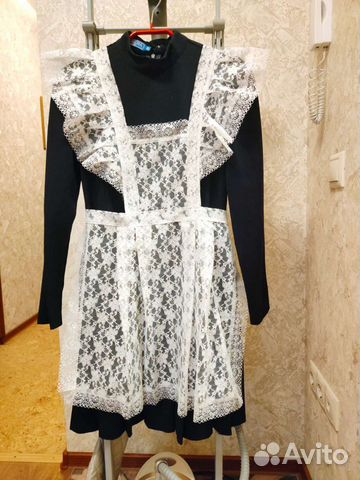 Школьный фартук и платье