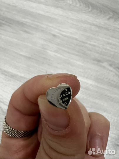 Набор кулон с цепочкой и серьги tiffany