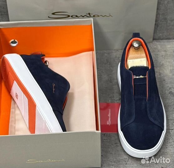 Слипоны мужские Santoni