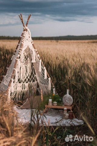 Вигвам 1,9 х 1,3 х 1,3 м макраме