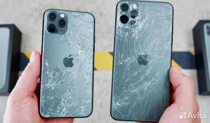 Замена стекло на iPhone/Samsung