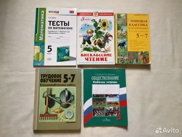 Учебники пособия 5-6 класс