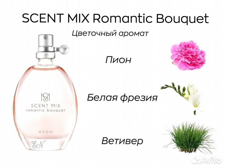 Scent mix Green Fougere avon 30мл для него 5шт