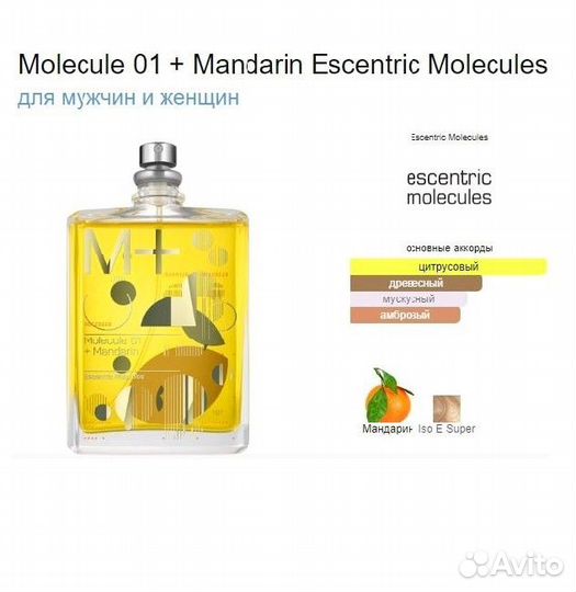 Стойкие Molecule 01 + Mandarin