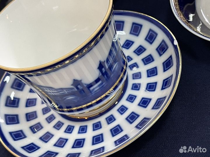 Предметы сервизов лфз, ифз. Кобальт