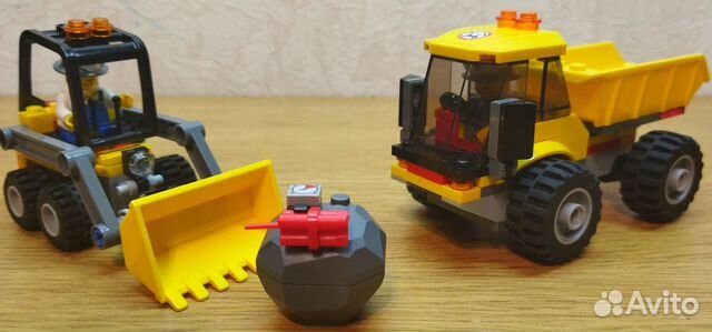 Lego 4201 Погрузчик и самосвал