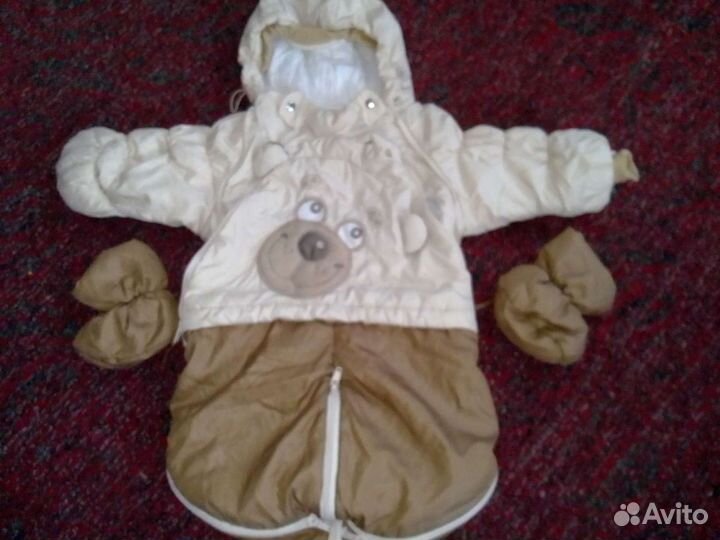 Детский демисезонный комбинезон-трансформер