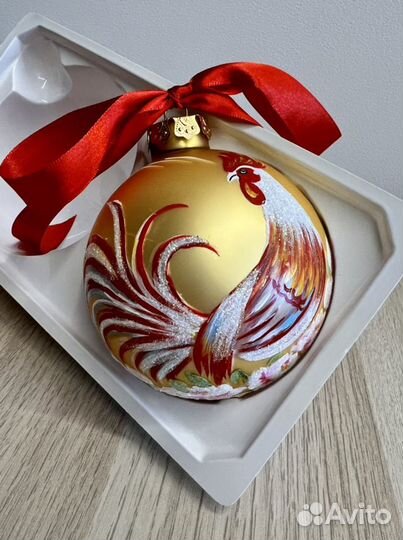 Елочный шар ручной работы