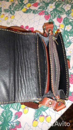 Барсетка сумка планшет кожаная мужская