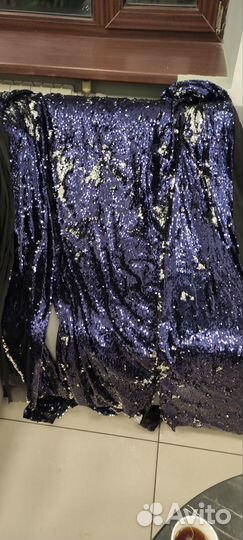 Ткань куски 3д пайетки