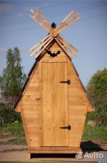 Дачный туалет с установкой