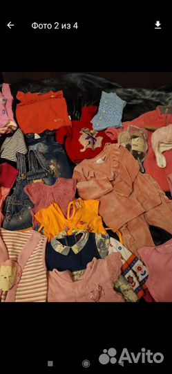 Вещи пакетом на девочку от 0 до 2 лет