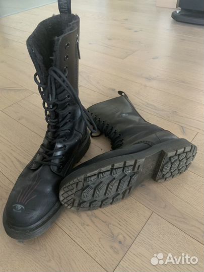 Зимние ботинки dr Martens на меху 40 р