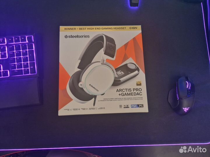 Steelseries arctis pro + gamedac наушники