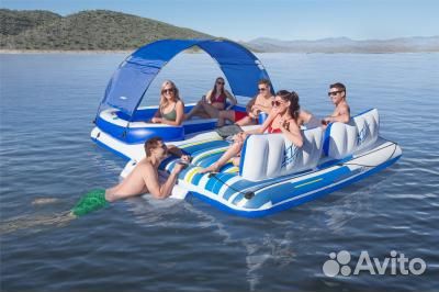 43105 BW, Bestway, Надувной матрас-остров 389х274с