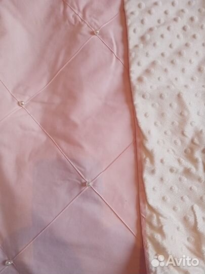 Бортики в кроватку+одеяло+простынь на резинке