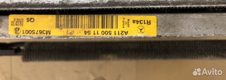 Радиатор кондиционера мерседес w211