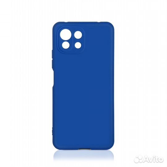 Силиконовый чехол для Xiaomi Mi 11 Lite DF (blue)